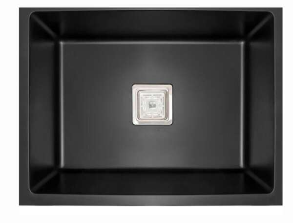 Matte Black Quartz Sinks Bowl  (24 x 18  inches)