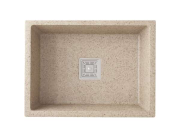 Single Bowl Sand  choco ( 21 x 18 inches)