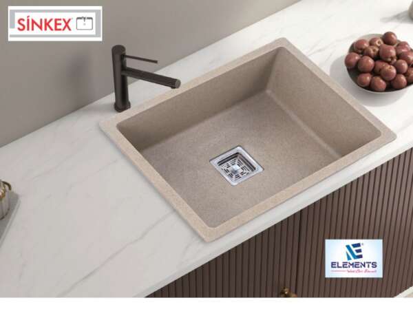Single Bowl Sand  choco ( 21 x 18 inches)